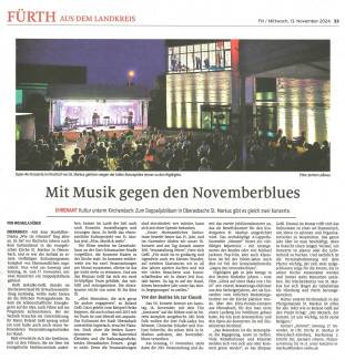 Mit Musik gegen den Novemberblues 